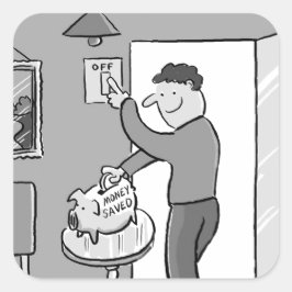 照明エネルギーをオフに救する スクエアシール