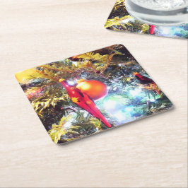 照明オーナメント スクエアペーパーコースター