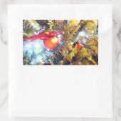 照明オーナメント 長方形シール (バッグ)