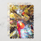 照明オーナメント、5 x 7招待状拡張性 招待状 (正面/裏面)