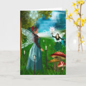 照明カード カード (黄色い花)