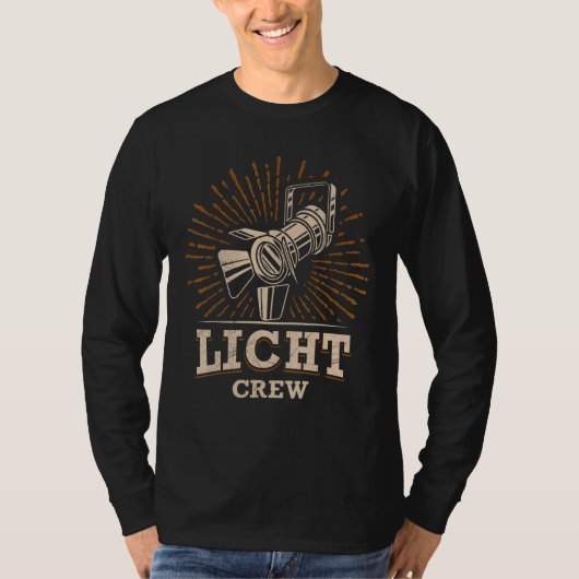 照明クルードイツライトショーステージ照明Acce Tシャツ (正面)