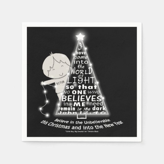 照明ザツリー スタンダードカクテルナプキン (正面)