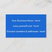 照明デザイナーの名刺 名刺 (裏面)