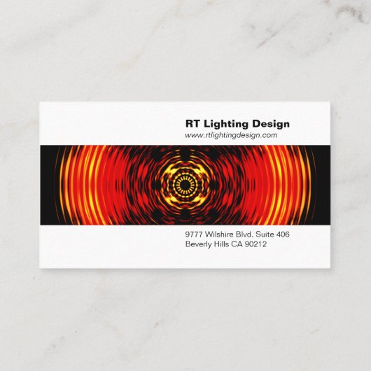 照明デザイナー名刺 名刺 (裏面)