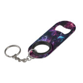 照明ネオン植物工芸品 キーホルダー栓抜き (正面アングル)