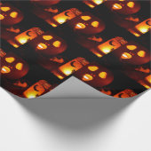 照明パンプキンハロウィーンラッピング紙 ラッピングペーパー (角)