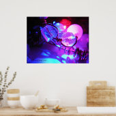 照明ビーズとワイヤ1 ポスター (キッチン)