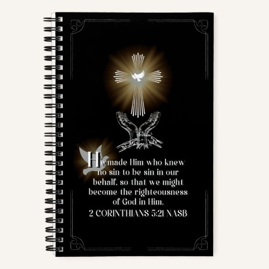 照明付きジャーナルH ノートブック (正面)