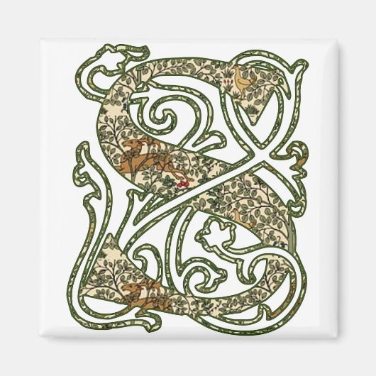 照明付き文字「S」 マグネット (正面)