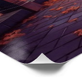 照明付素晴らしきタワーのあるロンドンのナイトシーン ポスター (コーナー)