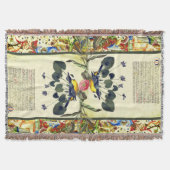 照明反射アイボリー スローブランケット (正面)