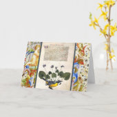 照明反射グリーティング カード (黄色い花)