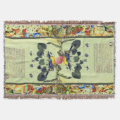 照明反射ミントグリーン スローブランケット (正面)