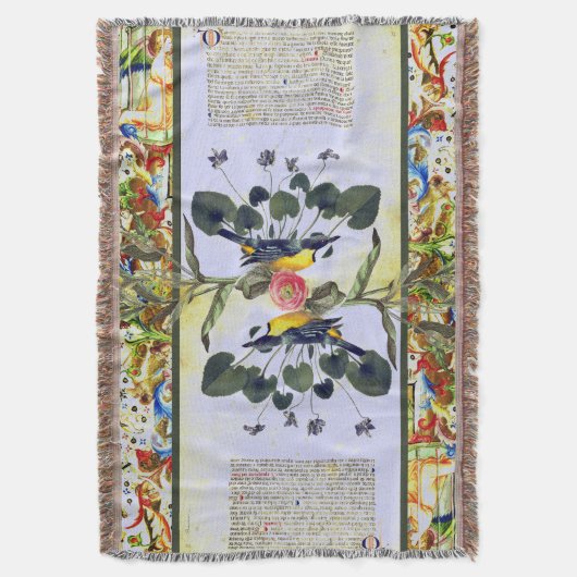 照明反射淡い色の青 スローブランケット (正面縦)