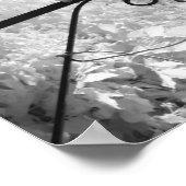 照明器具の白黒ビュー ポスター (角)