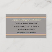 照明器具 名刺 (裏面)
