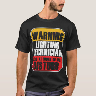 照明技術者ライトヘッドライトLEDエンジン Tシャツ