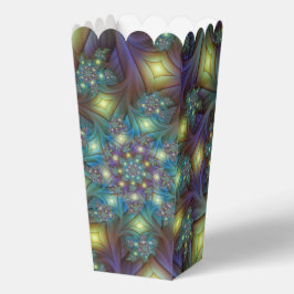 照明抽象芸術光沢のあるティール（緑がかった色）紫色のフラクタルアート フェイバーボックス