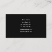 照明機器とソリューションの名刺 名刺 (裏面)