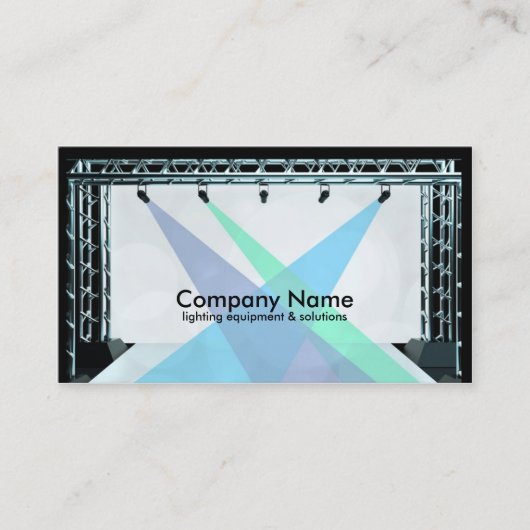 照明機器とソリューションの名刺 名刺 (正面)