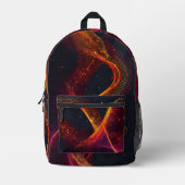 照明波 プリントバックパック (正面)