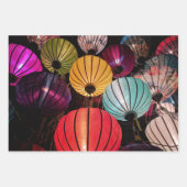 照明灯中国の灯 ラッピングペーパーシート (正面3)