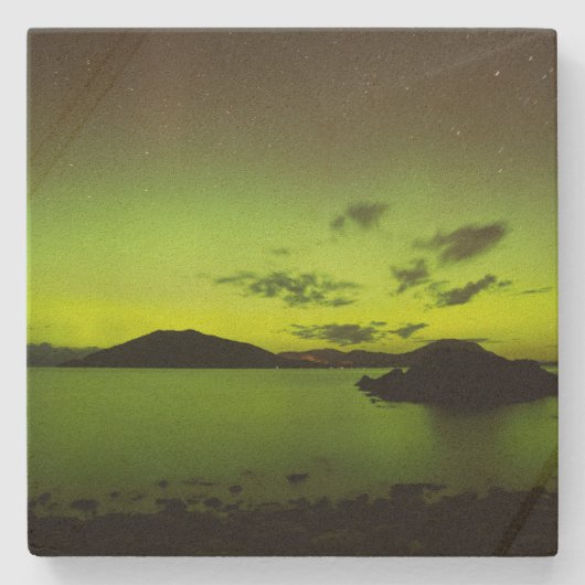 照明用オーロラ ストーンコースター (正面)