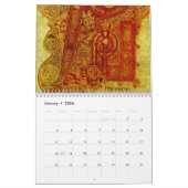 照明-あなた自身の日付を置いて下さい カレンダー (1月 2026)