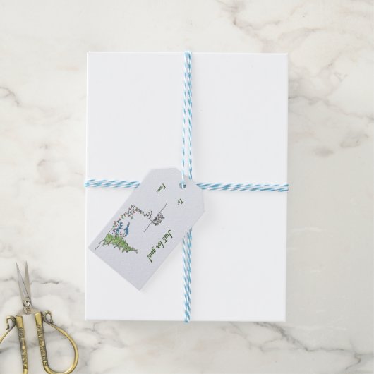 照明 ギフトタグ (より糸付き)