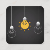 照明 スクエア名刺 (正面)