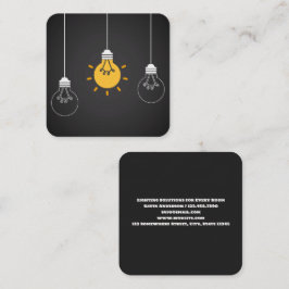 照明 スクエア名刺