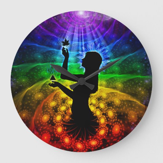 照明 ラージ壁時計 (正面)