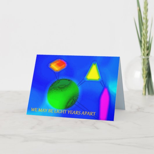 「照明」 5 x 7グリーティングカード（封筒つき） カード (正面)