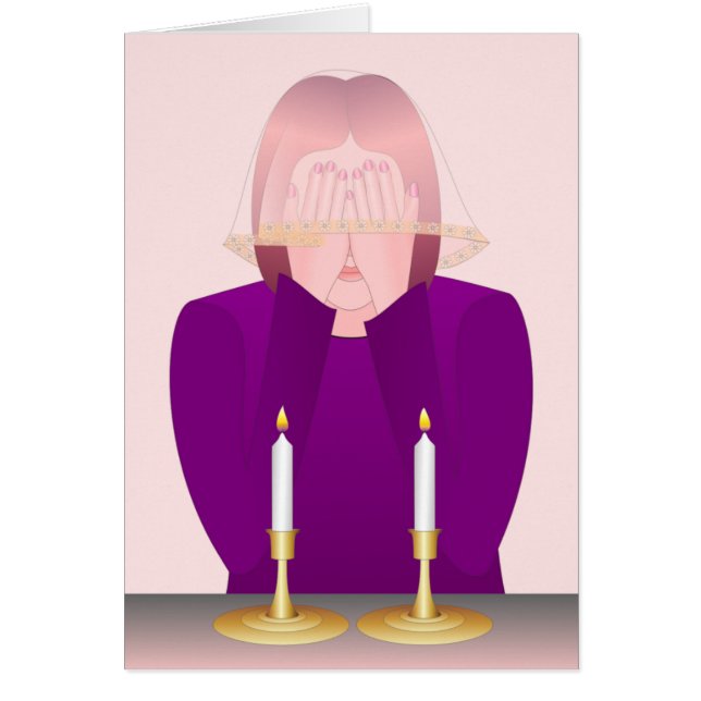 照明Shabbatはカードの良否を明りにすかして調べます (正面)