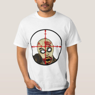 照準のゾンビのTシャツ Tシャツ