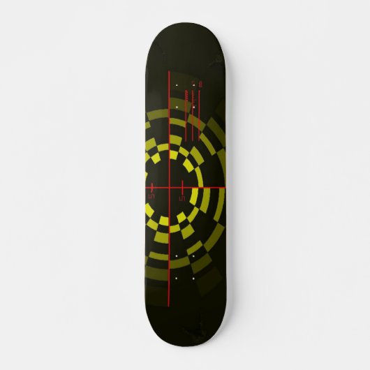 照準のデッキ スケートボード (正面)