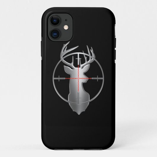 照準内のシカ Case-Mate iPhoneケース (裏面)