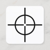 照準 スクエア名刺 (正面)