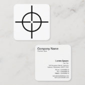 照準 スクエア名刺 (正面/裏面)
