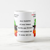 煮えたぎるカエル コーヒーマグカップ (中央)