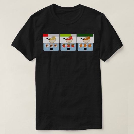 煮過ぎた汁が出る Tシャツ (デザイン正面)