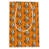 熊おもしろいとピザ ミディアムペーパーバッグ (正面)