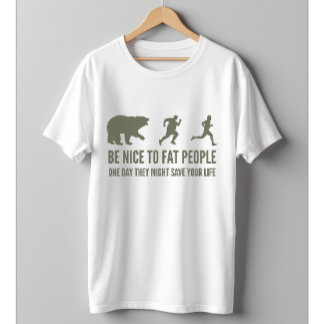 熊おもしろい追跡 Tシャツ