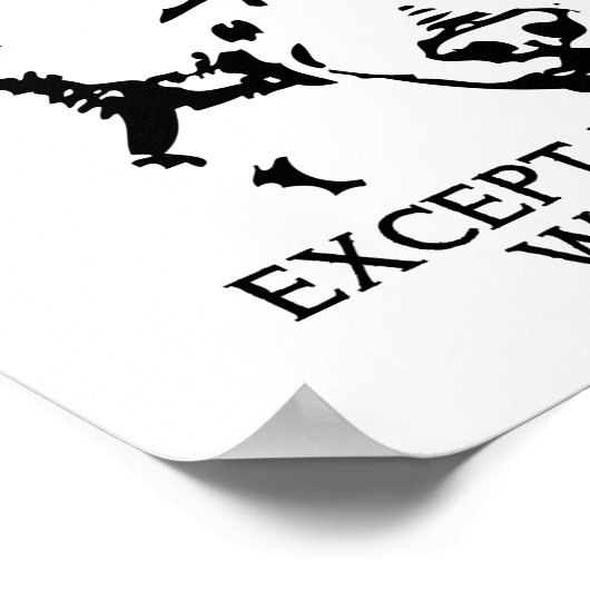 熊が君のポスターをおもしろい殺す ポスター (角)