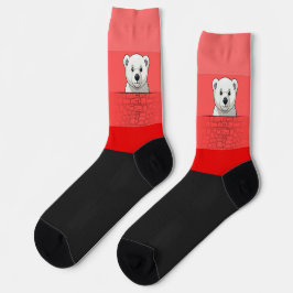 熊が壁を見下ろす、赤レッド ソックス