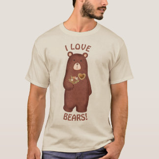 熊が大好き!Tシャツ Tシャツ