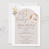 熊が雲に隠れてボーホガールのバプテスマ 招待状 (正面)