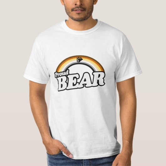 熊とプライド Tシャツ (正面)
