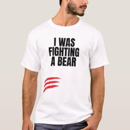熊と戦っていた Tシャツ